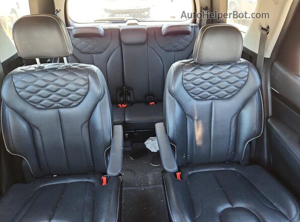 KM8R5DHE0MU214450 2021 HYUNDAI PALISADE Черный Вид задних сидений