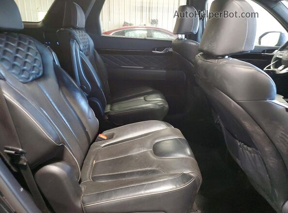 KM8R5DHE1LU158811 2020 HYUNDAI PALISADE Black Vista de los asientos traseros