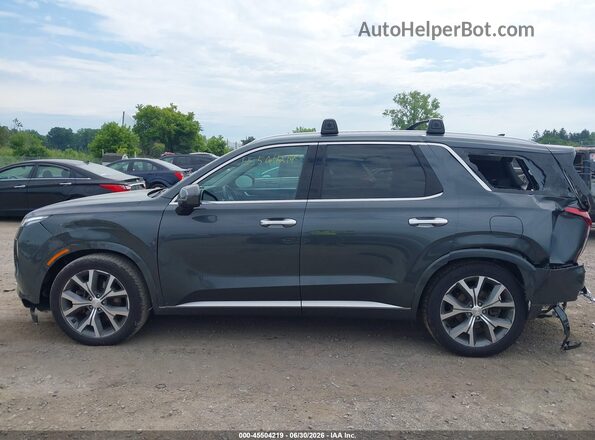 KM8R5DHE1NU384155 2022 HYUNDAI PALISADE Gray 
