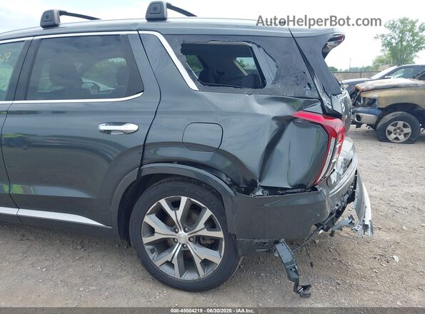 KM8R5DHE1NU384155 2022 HYUNDAI PALISADE Gray 