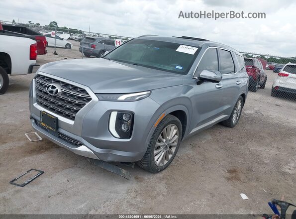 KM8R5DHE2LU067238 2020 HYUNDAI PALISADE Light Blue წინა მარცხენა ხედი სამი მეოთხედიდან
