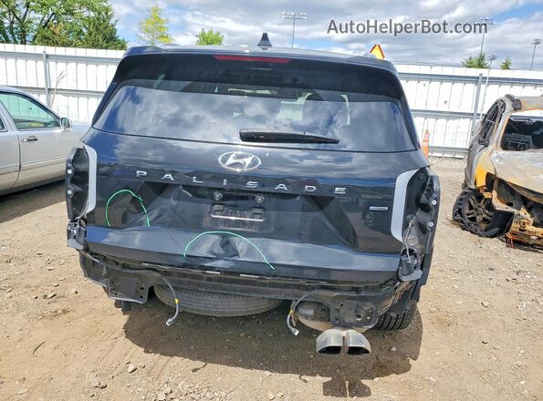 KM8R5DHE4LU072389 2020 HYUNDAI PALISADE Black Rear view