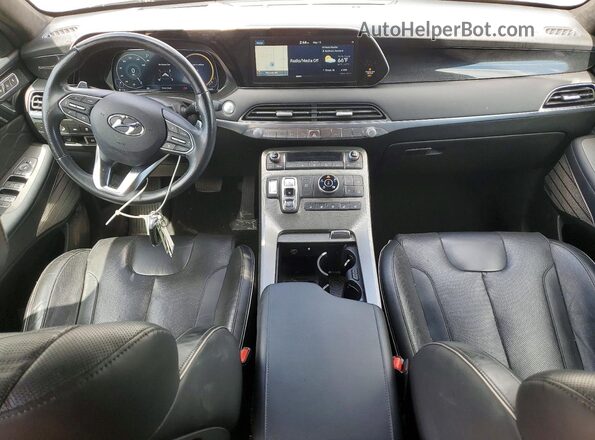 KM8R5DHE4LU072389 2020 HYUNDAI PALISADE Black Dashboard view