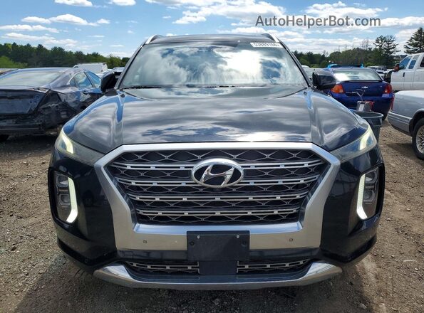 KM8R5DHE4LU072389 2020 HYUNDAI PALISADE Black Front view