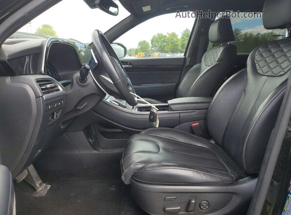 KM8R5DHE4LU072389 2020 HYUNDAI PALISADE Black Front interior view