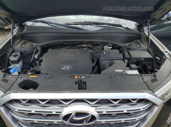 KM8R5DHE4LU072389 2020 HYUNDAI PALISADE Black Engine compartment view