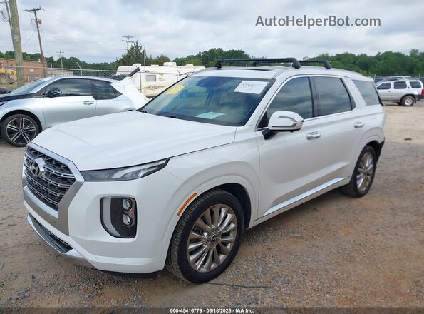 KM8R5DHE4LU153473 2020 HYUNDAI PALISADE White Передня ліва чверть