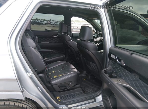 KM8R5DHE4LU157801 2020 HYUNDAI PALISADE Silver Widok naklejki z numerem VIN