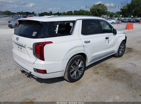 KM8R5DHE4MU173451 2021 HYUNDAI PALISADE Белый Задняя правая четверть