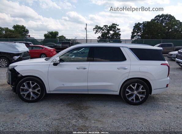 KM8R5DHE4MU173451 2021 HYUNDAI PALISADE Белый Панорамный вид салона 360°