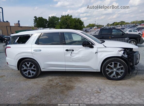 KM8R5DHE4MU173451 2021 HYUNDAI PALISADE Белый Вид задней части салона