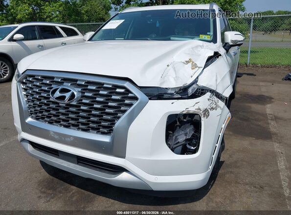 KM8R5DHE4MU206609 2021 HYUNDAI PALISADE White წინა ხედი