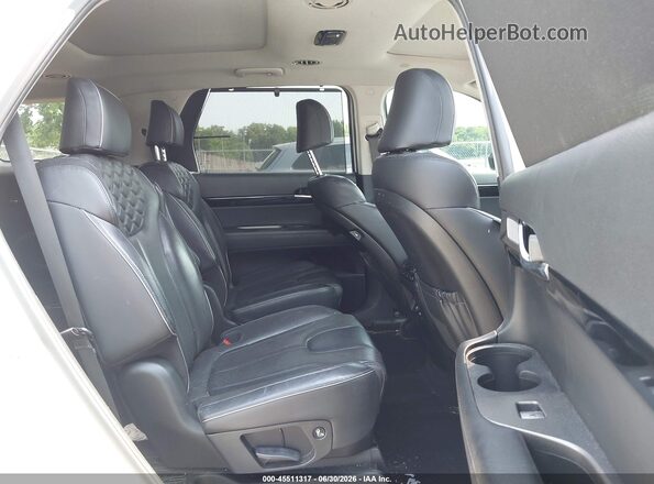 KM8R5DHE4MU206609 2021 HYUNDAI PALISADE White VIN კოდის სტიკერის ხედი