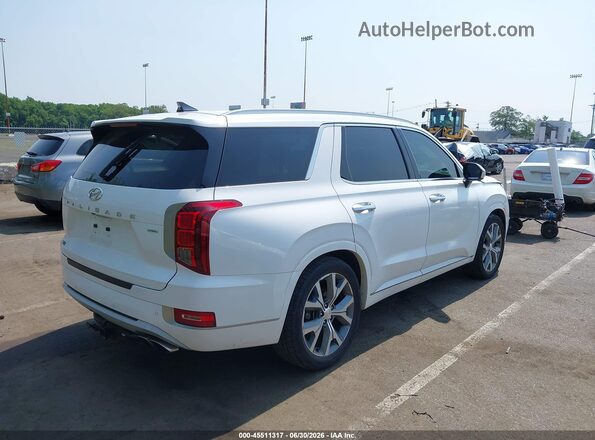 KM8R5DHE4MU206609 2021 HYUNDAI PALISADE White უკანა მარჯვენა