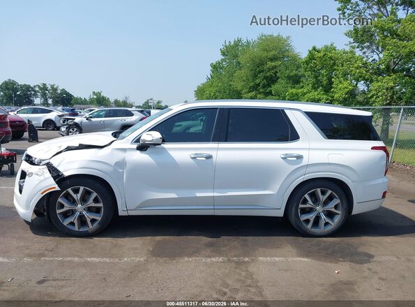 KM8R5DHE4MU206609 2021 HYUNDAI PALISADE White სალონის 360-გრადუსიანი ხედი
