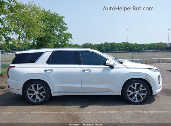 KM8R5DHE4MU206609 2021 HYUNDAI PALISADE White უკანა სალონის ხედი