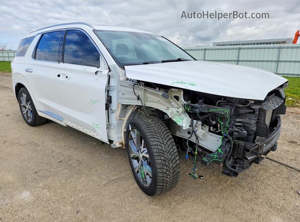 KM8R5DHE4NU385137 2022 HYUNDAI PALISADE White 