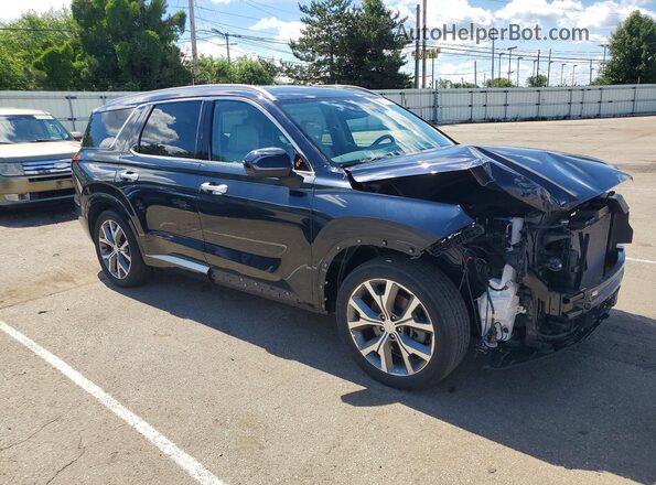 KM8R5DHE4NU388913 2022 HYUNDAI PALISADE Черный Передняя правая четверть