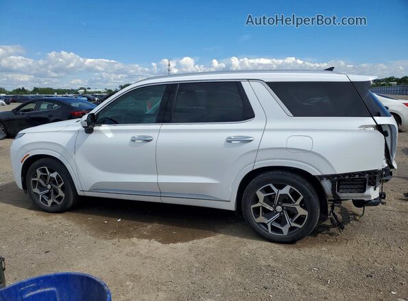KM8R5DHE4NU406004 2022 HYUNDAI PALISADE White Հետևի ձախ