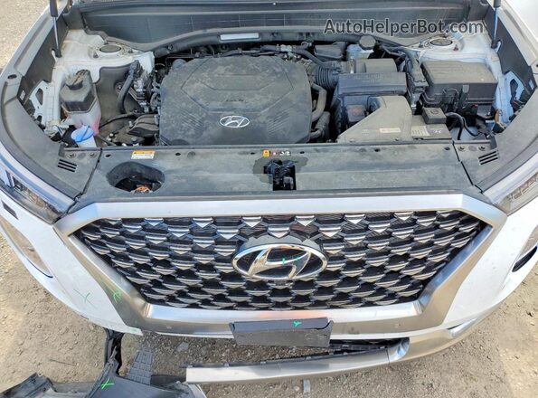 KM8R5DHE4NU406004 2022 HYUNDAI PALISADE White Շարժիչի բաժամունքի տեսք