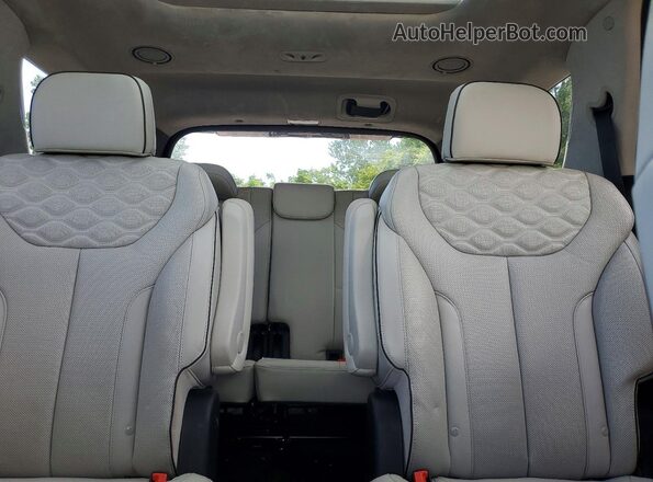 KM8R5DHE4NU406004 2022 HYUNDAI PALISADE White Հետևի նստատեղերի տեսք