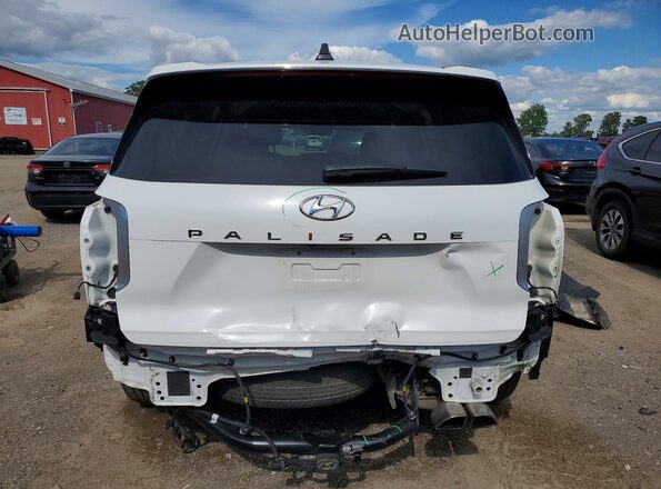 KM8R5DHE4NU406004 2022 HYUNDAI PALISADE White Հետևի տեսք