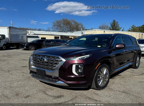 KM8R5DHE5LU071297 2020 HYUNDAI PALISADE Red Передня ліва чверть