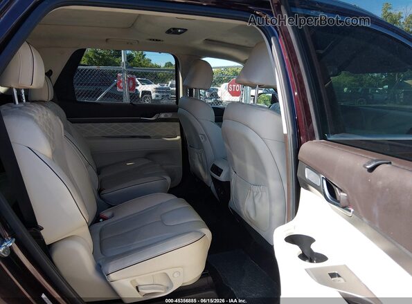 KM8R5DHE5LU162750 2020 HYUNDAI PALISADE Maroon Вид наклейки з VIN-кодом