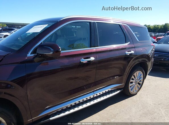KM8R5DHE5LU162750 2020 HYUNDAI PALISADE Maroon Панорамний вид салону 360°