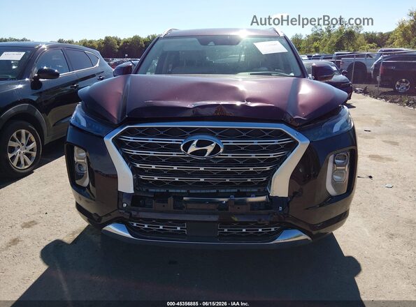 KM8R5DHE5LU162750 2020 HYUNDAI PALISADE Maroon Вид щитка приладів