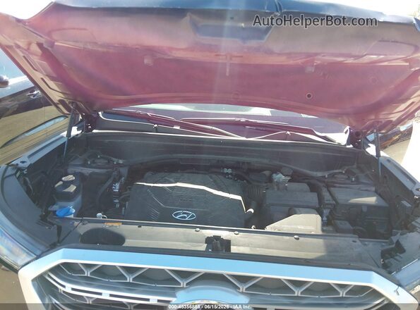 KM8R5DHE5LU162750 2020 HYUNDAI PALISADE Maroon Вид ззаду
