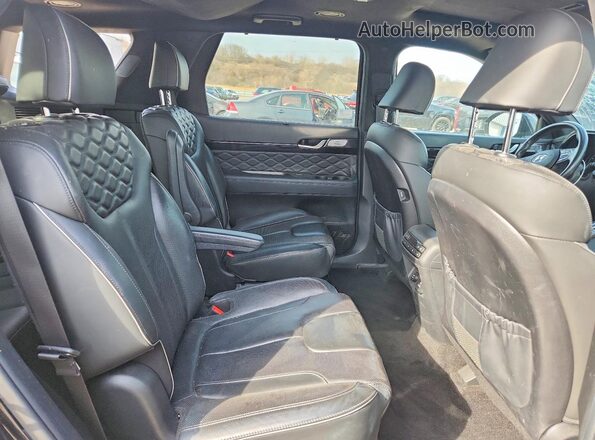KM8R5DHE5LU165938 2020 HYUNDAI PALISADE Черный Вид задней части салона