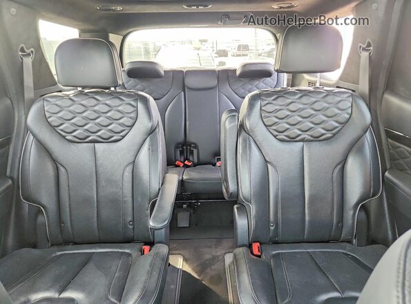 KM8R5DHE5LU165938 2020 HYUNDAI PALISADE Черный Вид задних сидений