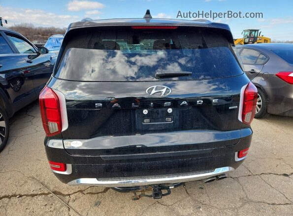 KM8R5DHE5LU165938 2020 HYUNDAI PALISADE Черный Вид сзади