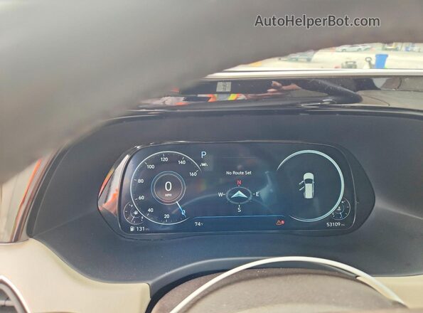KM8R5DHE5LU169438 2020 HYUNDAI PALISADE White Instrument cluster view