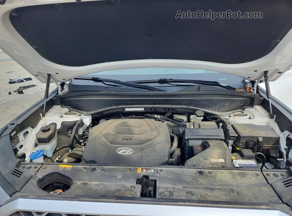 KM8R5DHE5LU169438 2020 HYUNDAI PALISADE White Engine compartment view