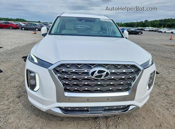 KM8R5DHE5LU169438 2020 HYUNDAI PALISADE White Front view