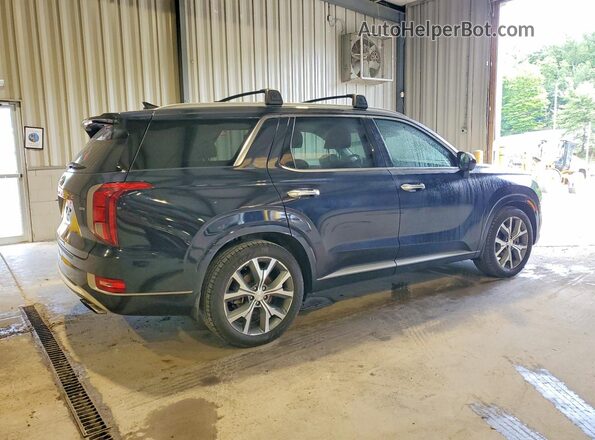 KM8R5DHE5MU231499 2021 HYUNDAI PALISADE Синий Задняя правая четверть