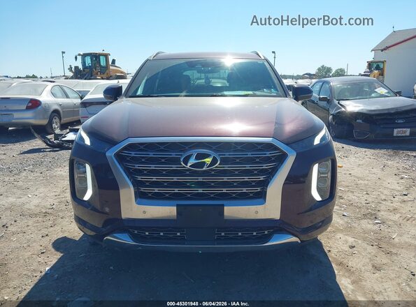 KM8R5DHE7LU045316 2020 HYUNDAI PALISADE Burgundy Սարքավորումների վահանակի տեսք
