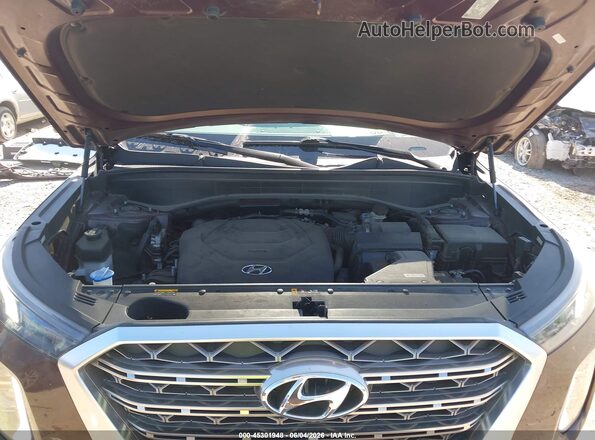 KM8R5DHE7LU045316 2020 HYUNDAI PALISADE Burgundy Հետևի տեսք