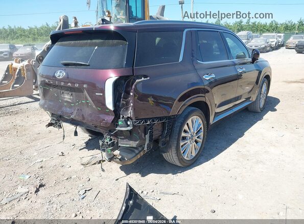 KM8R5DHE7LU045316 2020 HYUNDAI PALISADE Burgundy Հետևի աջ