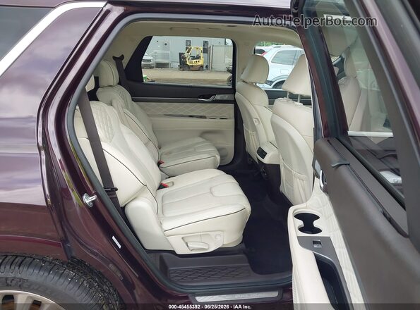KM8R5DHE7LU061399 2020 HYUNDAI PALISADE Maroon Вид наклейки з VIN-кодом