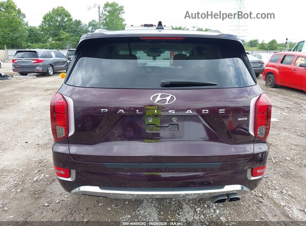 KM8R5DHE7LU061399 2020 HYUNDAI PALISADE Maroon 