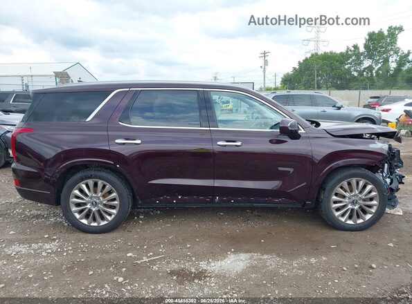 KM8R5DHE7LU061399 2020 HYUNDAI PALISADE Maroon Панорамний вид салону 360°