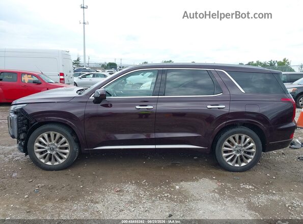 KM8R5DHE7LU061399 2020 HYUNDAI PALISADE Maroon 