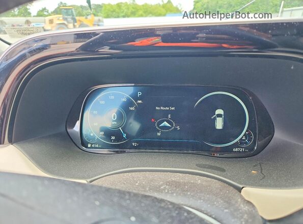 KM8R5DHE7LU065906 2020 HYUNDAI PALISADE Black Вид щитка приладів