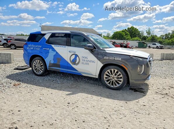 KM8R5DHE7LU071737 2020 HYUNDAI PALISADE Two Tone Передня права чверть