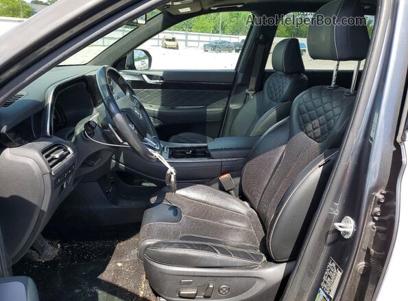 KM8R5DHE7LU071737 2020 HYUNDAI PALISADE Two Tone Вид салону спереду