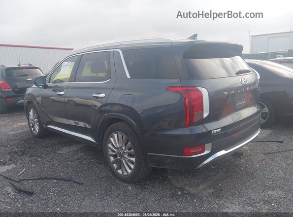 KM8R5DHE7LU077957 2020 HYUNDAI PALISADE Blue Rear left
