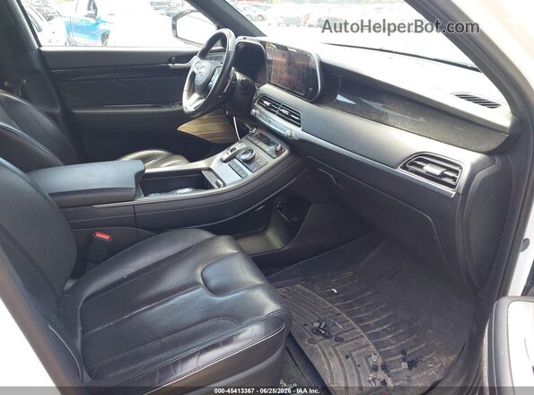 KM8R5DHE7LU100945 2020 HYUNDAI PALISADE Белый Вид салона спереди